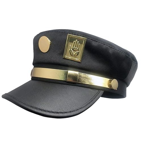 Shopular Cap Hat Star Platinum Metal Golden Badges Cosplay Costumes Prop Anime Merch thumbnail 4