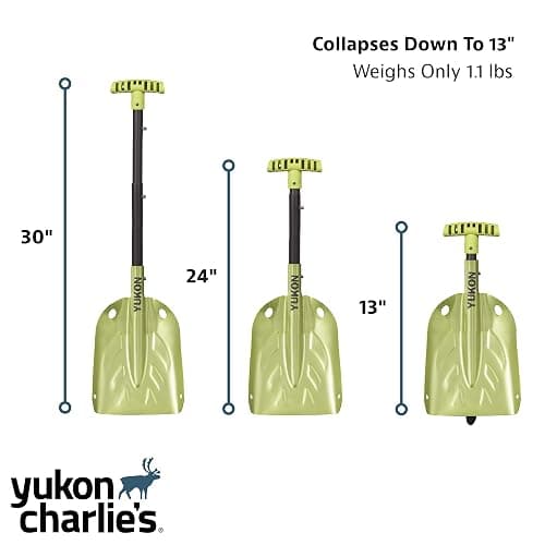 Yukon Charlie's Collapsible Snow Shovel, Lightweight Snow Shovel for Camping, Car, Emergency Kit thumbnail 3
