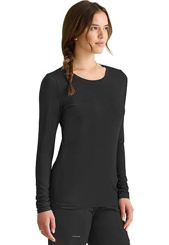 Healing Hands Women's Underscrub Soft Knit Melissa Longsleeve Scrub Tee with Breathable & Easy Care Fabric 5047 thumbnail 5