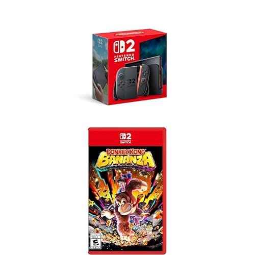 Nintendo Switch 2 System with Donkey Kong Bananza Game Bundle - Image 1
