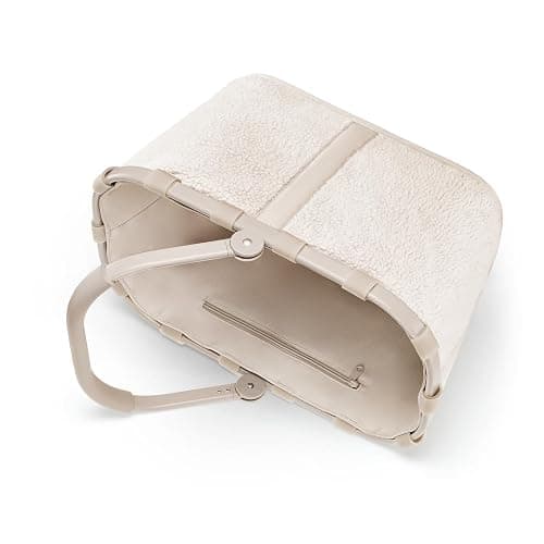 reisenthel carrybag teddy sand – Stabiler Einkaufskorb mit viel Stauraum und praktischer Innentasche – Elegantes und wasserabweisendes Design thumbnail 5