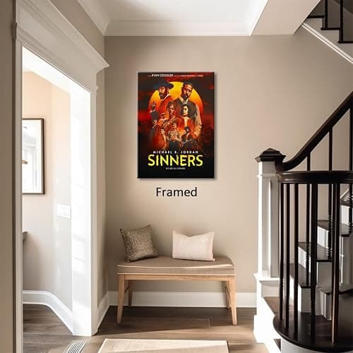 Framed Sinners Poster For Fans Kids Room Bedroom Wall Decor-Movie Sinners Posters Canvas Prints Picture For Teen Boy Girls Gifts thumbnail 5