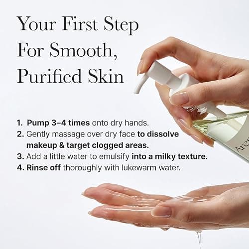 ARENCIA Pore Melt Mochi Makeup-Removing Cleansing Oil, Non-Comedogenic, Rice Amino Acids HD, Vitamin E, Cica, & Ceramide, 6.76 fl oz thumbnail 8