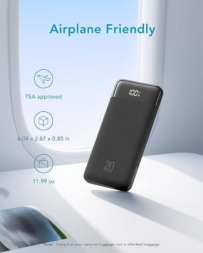 charmast Portable Charger Built-in Cables, 20000mAh Power Bank 6-Output | Travel Fast Charging Battery Pack for iPhone 17/16/15 Samsung Android, Flight-Approved, Multi-Device, USB-C & USB-A, LED % thumbnail 7