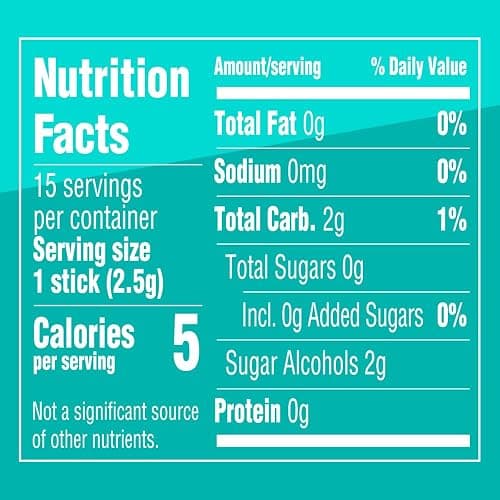 EXTRA Gum Polar Ice Sugar Free Chewing Gum, Single Pack, 15 Stick thumbnail 2