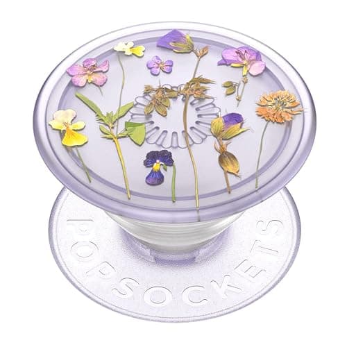 ​​​​PopSockets Phone Grip with Expanding Kickstand, Adhesive Grip, Cute PopSockets - Purple Fields - Image 1