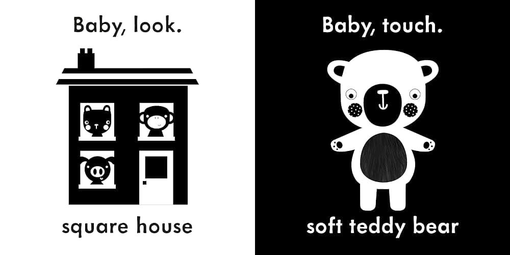 Baby Touch: My First Book: a black-and-white cloth book thumbnail 4