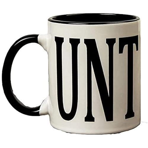 11 ounce UNT with black handle Coffee Mug - Custom Coffee/Tea Cups - Dishwasher and Microwave Safe - Image 1