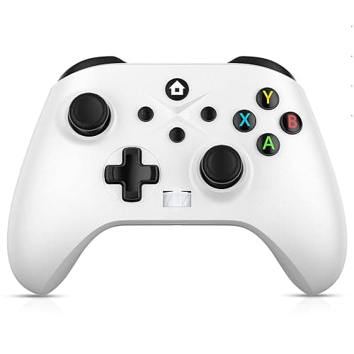 Dinosoo Wireless for Xbox Controller Series X|S One & Windows 10/11, with Turbo, Macro, Mute Button, Battery, Dual Vibration, White - Image 1
