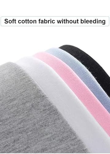 Cotton Basic T Shirts for Women,Crew Neck Short Sleeve Summer Shirts,Solid Loose Fit Tshirt, Plain Workout Tops, Undershirts thumbnail 6