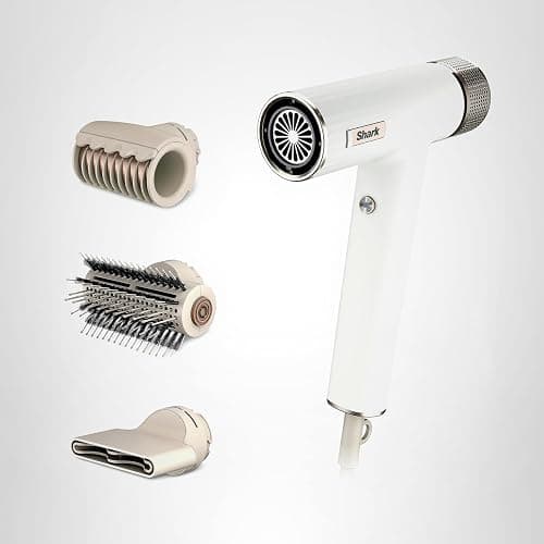 Shark Hair Dryer | SpeedStyle | No Heat Damage Hair Styling Tool | 3 Styling Tools Included | Portable & Powerful Blow Dryer | Best for Straight & Wavy Hair | Silk | HD331 thumbnail 15