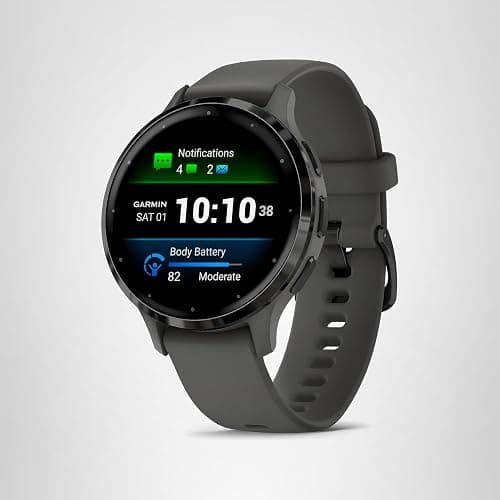 Garmin Venu 3S, 41mm GPS smartwatch, AMOLED touchscreen, all-day advanced health & fitness features, voice functionality, music storage, wellness smartwatch with up to 10 days battery life,Pebble Grey thumbnail 8