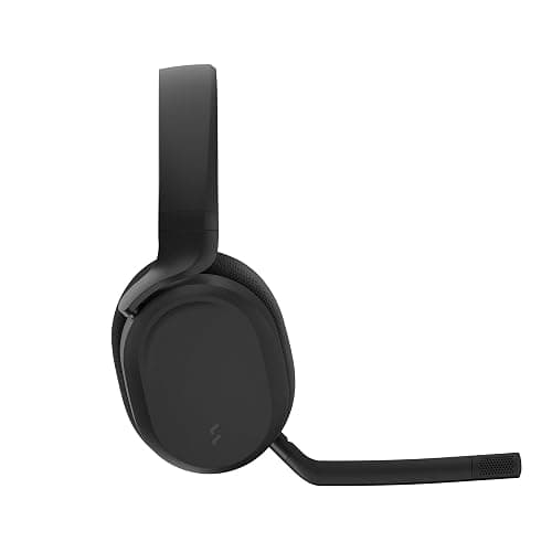 Fractal Design Scape Dark - Wireless PC Gaming Headset - Detachable Flip-to-Mute Microphone with Noise Cancellation - Battery Life Up to 40 Hours - Configurable Ambient Lighting - Black thumbnail 3