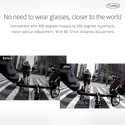 VR Headset for Phone, VR for Movies & Games Foldable 3D Virtual Reality Glasses Bluetooth VR for iPhone/Android Phones with 4.7-6.5’’ Screens, Great for Kids and Adults (Black) thumbnail 9