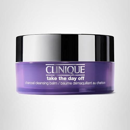 Clinique Take The Day Off Charcoal Cleansing Balm Makeup Remover | Dissolves Makeup and Sunscreen | For Dry Combination to Oily Skin Types thumbnail 8