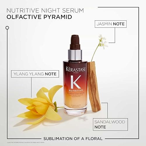 Kérastase Nutritive 8H Magic Night Serum, Iconic Overnight Nourishing Hair Serum for Dry Hair, Provides Deep Hydration and Softer Hair thumbnail 8
