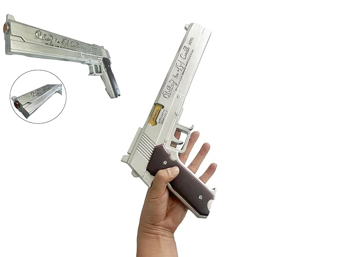 LALAPORT Hellsing ARMS Alucard 454 Casull Jackal Auto Prop Replica for Role Playing Cosplay Costume Halloween Xmas Gift (Casull + Jackal) thumbnail 6