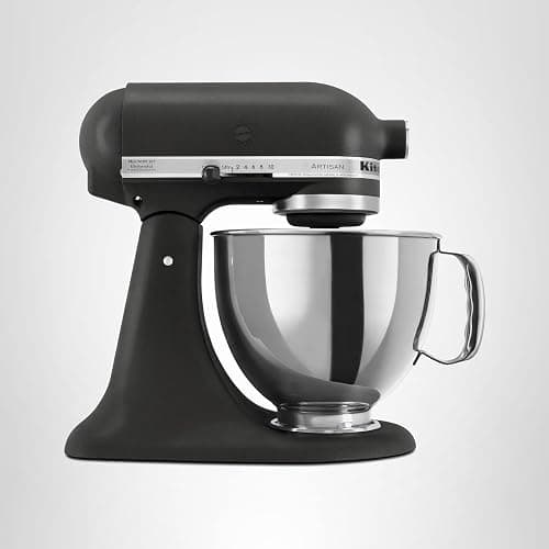 KitchenAid Artisan Series 5 Quart Tilt Head Stand Mixer with Pouring Shield KSM150PS, Cast Iron thumbnail 6