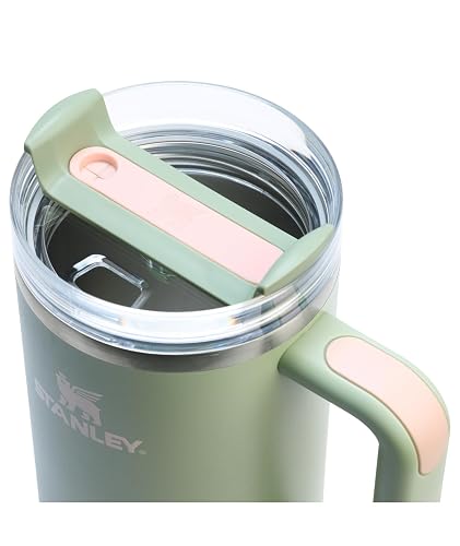 STANLEY Quencher H2.0 Tumbler with Handle and Straw 40 oz | Flowstate 3-Position Lid | Cup Holder Compatible for Travel | Insulated Stainless Steel Cup | BPA-Free | Lichen thumbnail 2