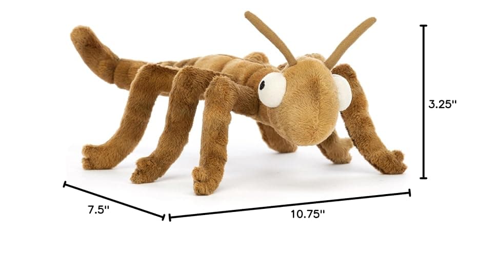 Jellycat Stanley Stick Insect Stuffed Animal, 10.5 inches - Insect & Bug Plush Toy - Classic Children's Gift thumbnail 2