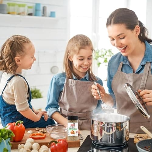 June Street Market New Kitchen Starter 10 Piece Gift Set with Basil, Cayenne, Chili Powder, Cumin, Garlic, Italian, Onion Powder, Oregano, Rosemary, Paprika and Blank Recipe Cards (style may vary) thumbnail 3