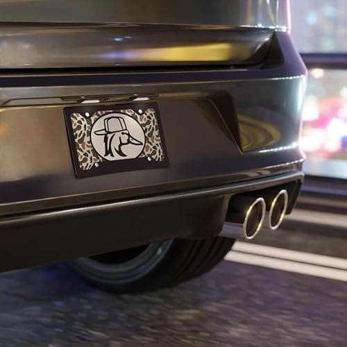 Old School Camo "Redneck Duck" Vanity Plate/Hunting License Plate/Country Life Vehicle Tag/Vintage Camo Truck Tag/Farm Life Plate thumbnail 3