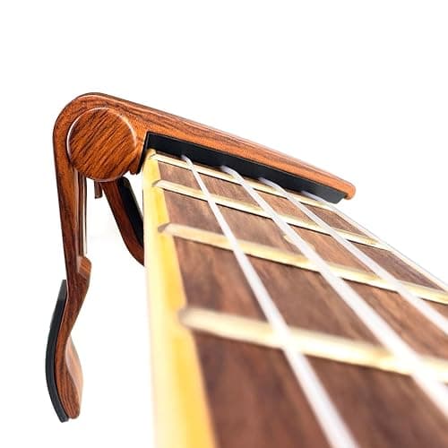 WINGO Pro Ukulele Capo for Soprano Concert Baritone,Rosewood. thumbnail 6