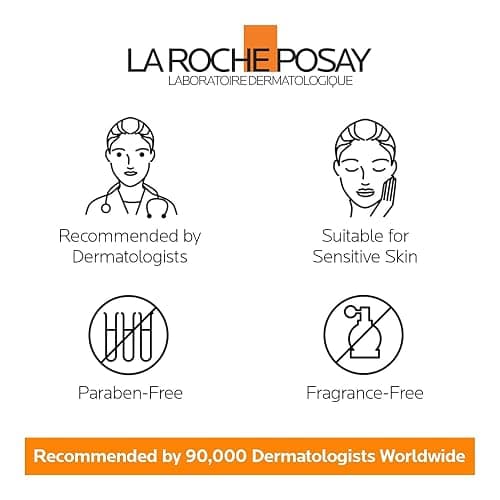 La Roche-Posay Anthelios Face Sunscreen & BUNDLE, Broad Spectrum UVA-UVB Sun Protection for all Skin Types, Lightweight, Non-Greasy Texture, Non-Comedogenic, Water Resistant, Fragrance Free thumbnail 6