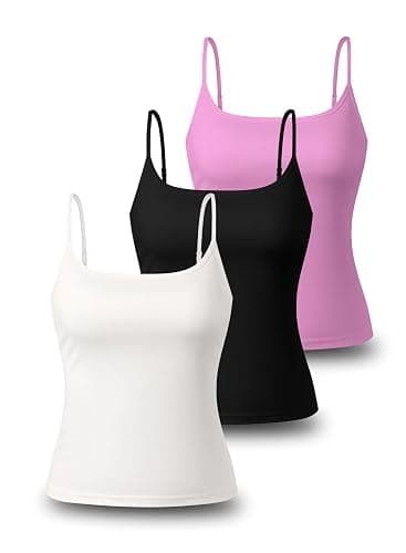 ANYOCEAN Multi-Pack Women's Tank Tops Soft Knit Camisole Year-Round Crop Shirts thumbnail 5