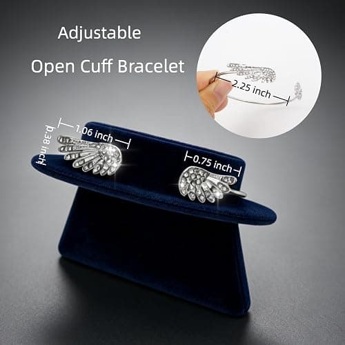 Angel wing bracelet thumbnail 4