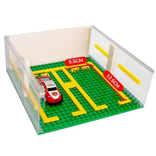 Cabeeskii Parking Garage Compatible Speed Champions Car, DIY 3-Layer Parking Display Case, 130PCS Modular Building Display Case Compatible with Sport Auto(Cars Not Included) thumbnail 5