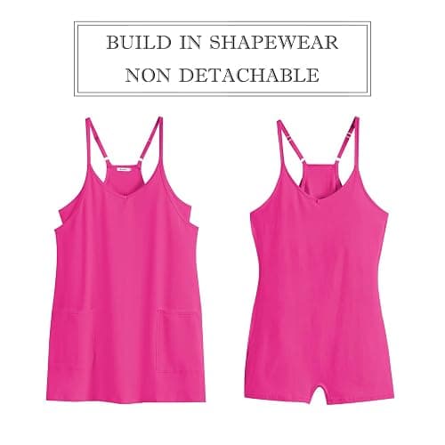 ANRABESS Women Athletic Dress Summer Tennis Workout Active Sports Mini Romper Dress Built in Shorts Travel Vacation Clothes thumbnail 6