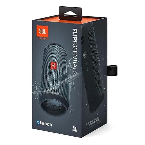 JBL Flip Essential 2 – Tragbarer Bluetooth-Lautsprecher mit wiederaufladbarem Akku – IPX7 wasserdicht – 10 Stunden Akkulaufzeit – Schwarz thumbnail 8