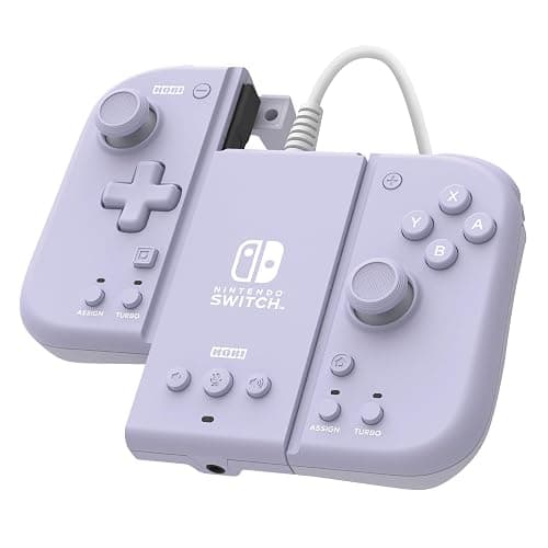 HORI Split Pad Compact Attachment Set (Lavender) for Nintendo Switch - Officially Licensed By Nintendo - Image 1