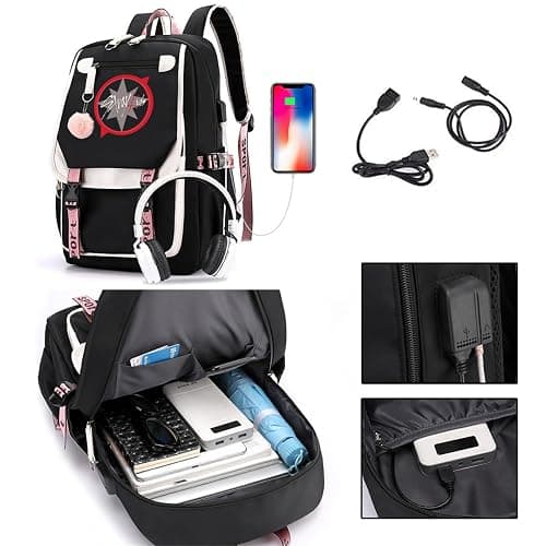 eTel Like Stray Kids Backpack Merch, Stray Kids Book Bag Casual Backpack thumbnail 4