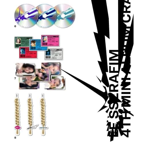 LE SSERAFIM CRAZY 4th Mini Album Standard Ver Vol.3 Ver thumbnail 4