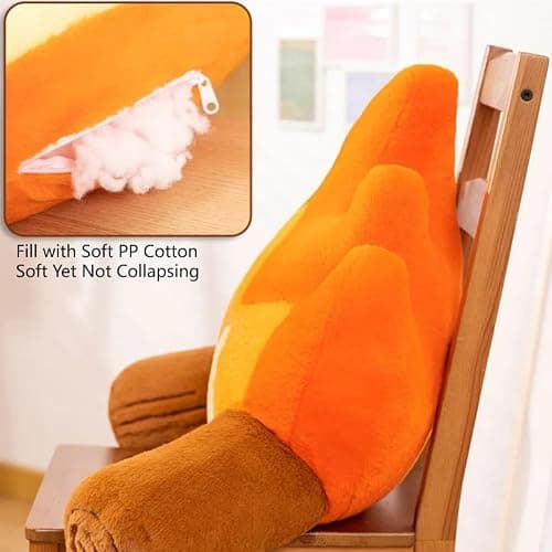 Gujuja Reading Pillow for Sitting in Bed Funny Campfire Back Pillows Cartoon Bonfire Backrest on Chair, Couch, Bed, Sofa and Car thumbnail 4