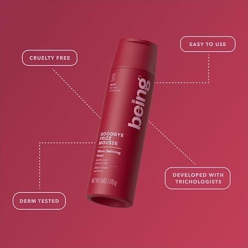 being GOODBYE FRIZZ MOUSSE Wave Defining Foam with Jojoba and Almond Oil 6 OZ(Pack of 2) thumbnail 8
