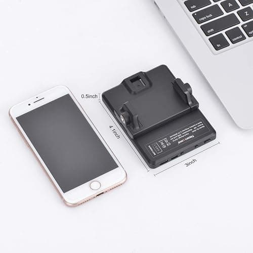 Newmowa 60 LED High Power Rechargeable Clip Fill Video Conference Light with Front & Back Clip, Adjusted 3 Light Modes for Phone, iPhone, Android, iPad, Laptop, for Makeup, TikTok, Selfie, Vlog thumbnail 5
