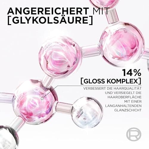 L'Oréal Paris Elvital Glycolic Gloss Serum für glanzloses und stumpfes Haar, Haarpflege für intensive Geschmeidigkeit und ultimativen Glanz, Leave-In Serum, regenerierend, mit Glykolsäure, 150ml thumbnail 3