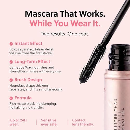 ForChics Lash Growth and Volume Duo - Growth Serum + Nourishing Mascara | 24/7 Lash Transformation System - Prostaglandin-Free, Hormone-Free - Instant Volume + Long-Term Growth thumbnail 7