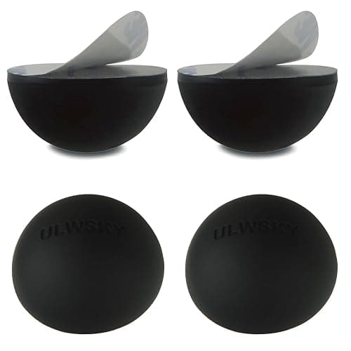 1.25" Silicone Hemisphere Bumpers Isolation Feet, 4Pack Non Skid Speaker Isolation Pads,for Small Speaker Spikes,Turntable Isolation,Subwoofer,Record Player Sound Dampening&Anti Vibration - Image 1