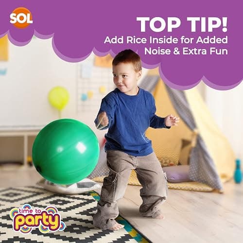 Jaunty Partyware 50x Large Punch Balloons for Kids Ideal Party Bag Fillers - 12 Inch Large Size - Assorted Colours - Fun Children’s Party Ideas - Thick & Strong - Easy to Inflate thumbnail 7