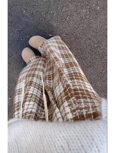 Cute Plaid Pants for Women, Baggy Pants Grunge Gingham Pants Therian Downtown Girl Clothes y2k Sweatpants Going Out thumbnail 6