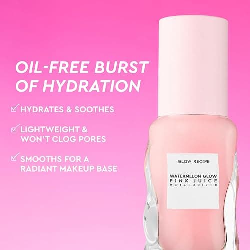 Glow Recipe Pink Juice Water Gel Moisturizer Travel Size, Korean Gel Moisturizer for Glass Skin, Oil-Free Hydrating Hyaluronic Acid Face Moisturizer for Oily Skin, Non-Comedogenic, Long-Lasting (25ml) thumbnail 9