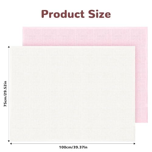 HAGOT 100 * 75cm Newborn Cotton Baby Cellular Blanket, Kids Baby Blanket, suitable for Pram, Car Seat and Cot Bedding thumbnail 2