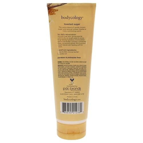 Bodycology Moisturizing Body Cream for Women, Toasted Sugar, 8.0 Ounce, Packaging May Vary thumbnail 2