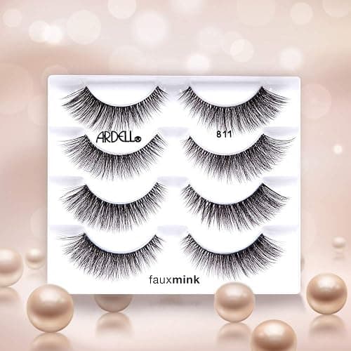 Ardell Faux Mink 811 Multipack Lightweight Lashes with Invisiband - Faux Mink 811 - 4 Count (Pack of 2) thumbnail 3
