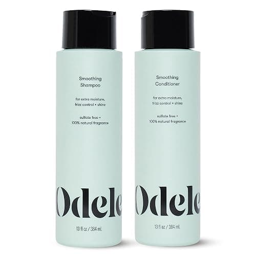 Odele Smoothing Sulfate-Free Shampoo & Conditioner Gift Set for Moisture, Frizz Control, Shine, and Straight to Curly Hair Types, 13 Fl Oz Each (2-Pack) - Image 1