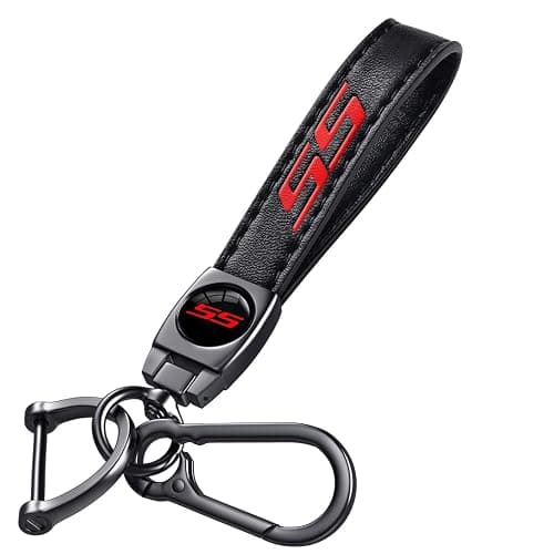 Chevy Camaro SS leather keychain accessory  - Image 1